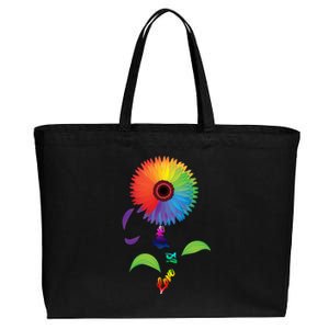 Love Is Love Lgbt Flower Cool Gift Lgbt Pride Gift Cotton Canvas Jumbo Tote