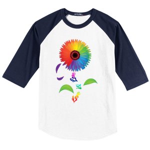 Love Is Love Lgbt Flower Cool Gift Lgbt Pride Gift Baseball Sleeve Shirt