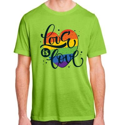 Love Is Love LGBT Pride Adult ChromaSoft Performance T-Shirt