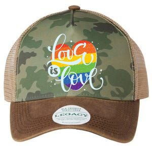 Love Is Love LGBT Pride Legacy Tie Dye Trucker Hat