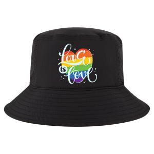 Love Is Love LGBT Pride Cool Comfort Performance Bucket Hat