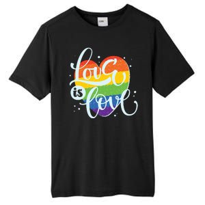 Love Is Love LGBT Pride Tall Fusion ChromaSoft Performance T-Shirt