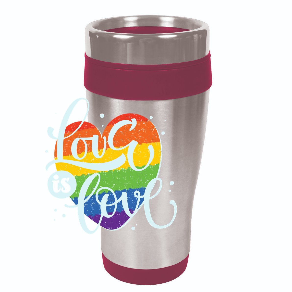 Love Is Love LGBT Pride 15oz Campfire Ceramic Mug