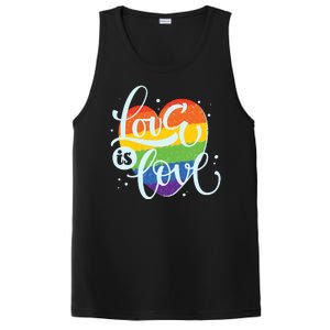 Love Is Love LGBT Pride PosiCharge Competitor Tank