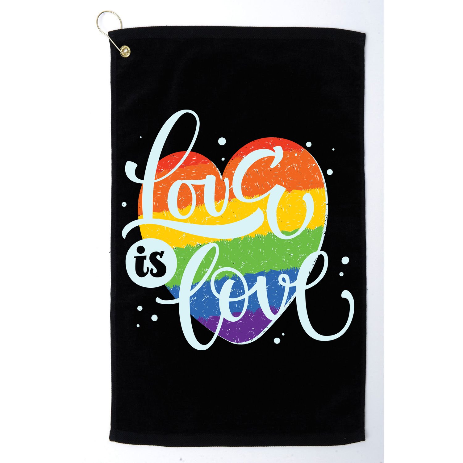 Love Is Love LGBT Pride Golf Towel