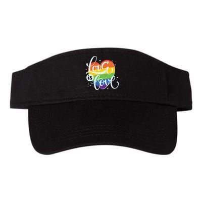Love Is Love LGBT Pride Visor