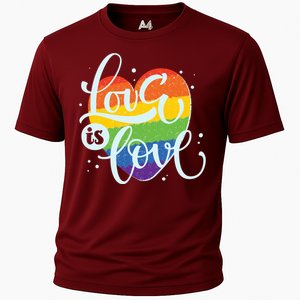 Love Is Love LGBT Pride Cooling Performance Crew T-Shirt