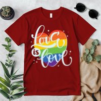 Love Is Love LGBT Pride Premium T-Shirt