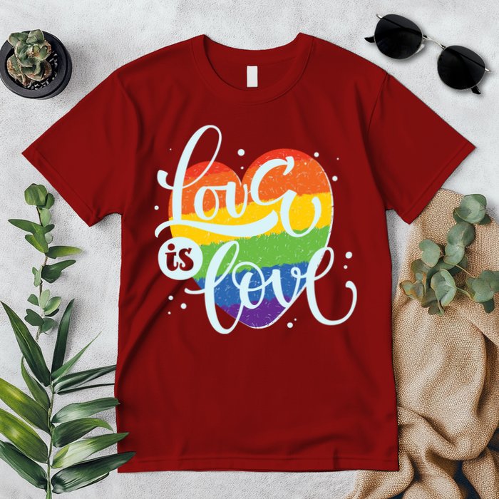 Love Is Love LGBT Pride Premium T-Shirt