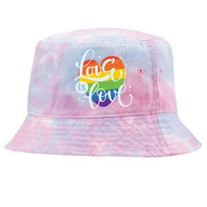 Love Is Love LGBT Pride Tie-Dyed Bucket Hat