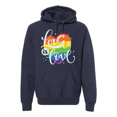 Love Is Love LGBT Pride Premium Hoodie