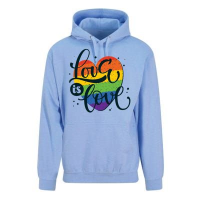 Love Is Love LGBT Pride Unisex Surf Hoodie