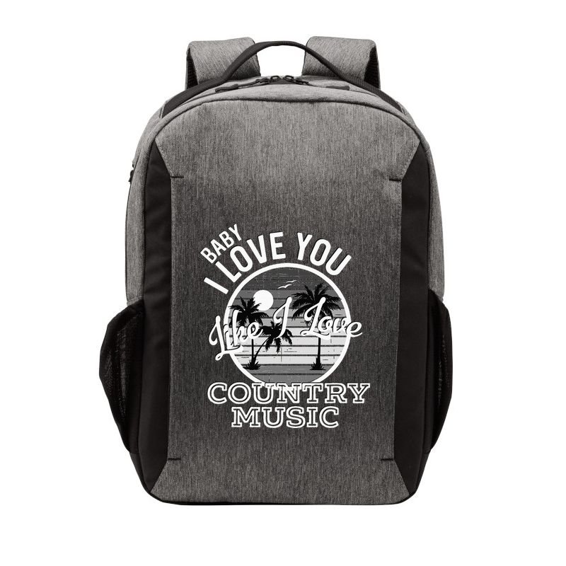 Like I Love Country Music Country Song Lyrics Vector Backpack