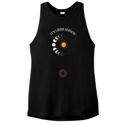 Libra: Its Libra Season Astrology Sayings Funny Gift Ladies PosiCharge Tri-Blend Wicking Tank