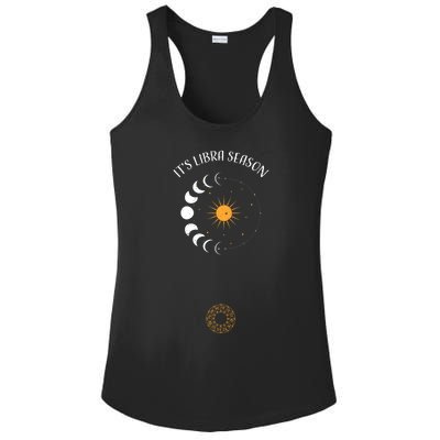 Libra: Its Libra Season Astrology Sayings Funny Gift Ladies PosiCharge Competitor Racerback Tank