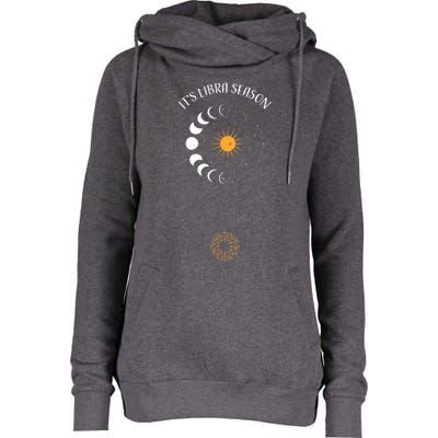 Libra: Its Libra Season Astrology Sayings Funny Gift Womens Funnel Neck Pullover Hood