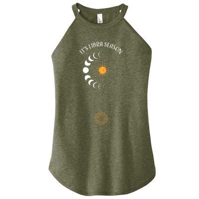 Libra: Its Libra Season Astrology Sayings Funny Gift Women's Perfect Tri Rocker Tank