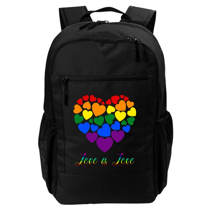 Love Is Love Pride Heart Backpack