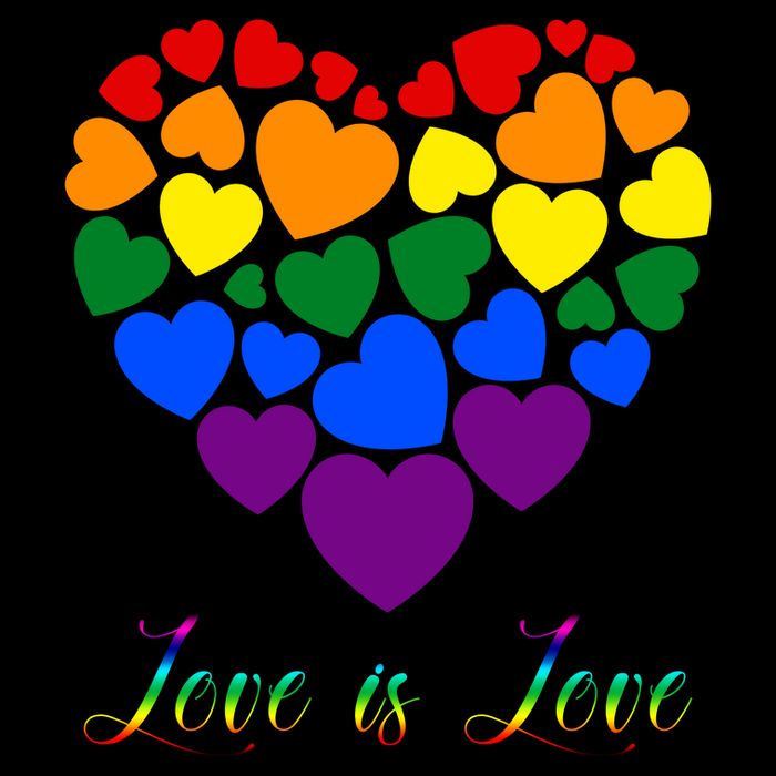 Love Is Love Pride Heart Backpack