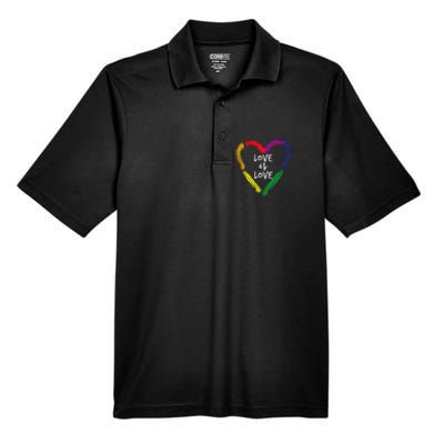 Love Is Love Men's Origin Performance Pique Polo