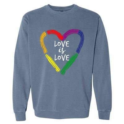 Love Is Love Garment-Dyed Sweatshirt