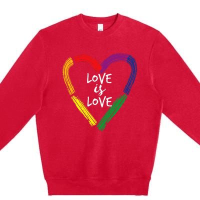 Love Is Love Premium Crewneck Sweatshirt