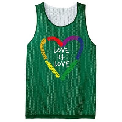 Love Is Love Mesh Reversible Basketball Jersey Tank