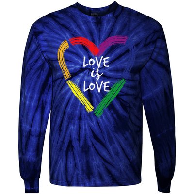 Love Is Love Tie-Dye Long Sleeve Shirt