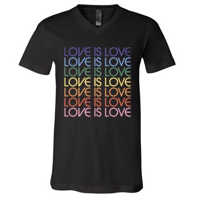 Love Is Love Pride V-Neck T-Shirt