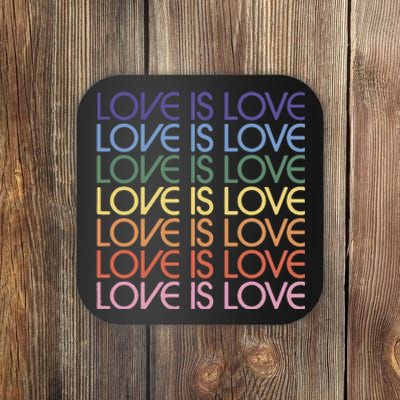 Love Is Love Pride Coaster