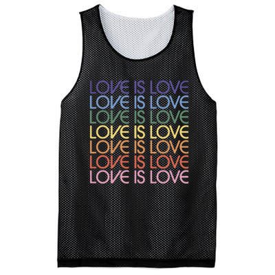 Love Is Love Pride Mesh Reversible Basketball Jersey Tank