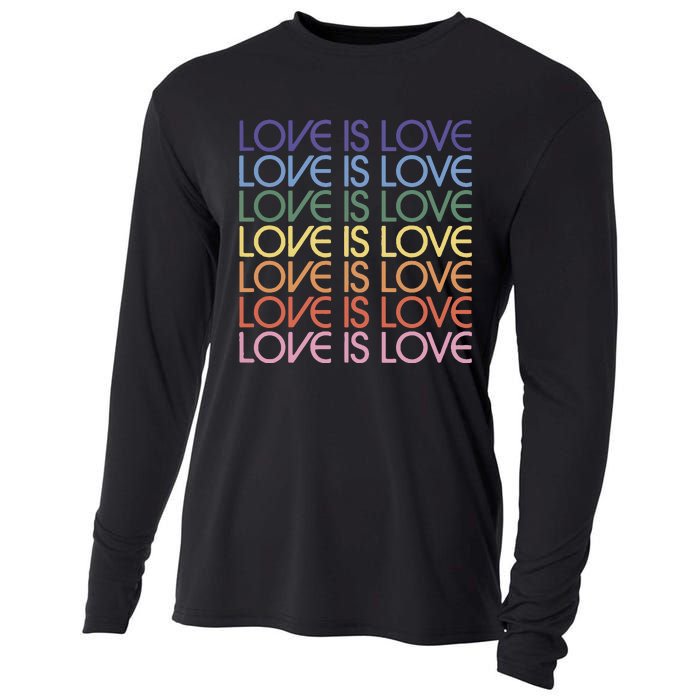 Love Is Love Pride Cooling Performance Long Sleeve Crew