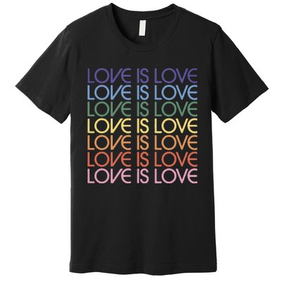 Love Is Love Pride Premium T-Shirt