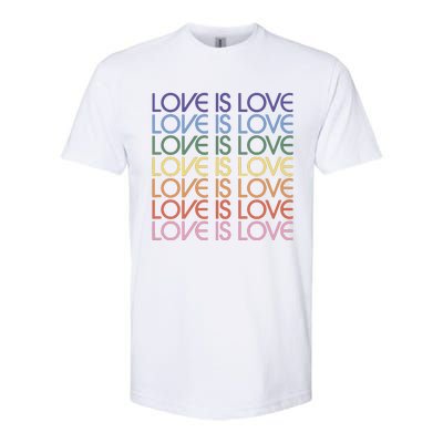 Love Is Love Pride Softstyle CVC T-Shirt