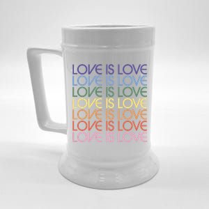 Love Is Love Pride Beer Stein