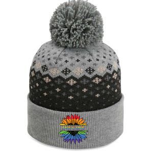 Love Is Love Rainbow Pride Graphic The Baniff Cuffed Pom Beanie