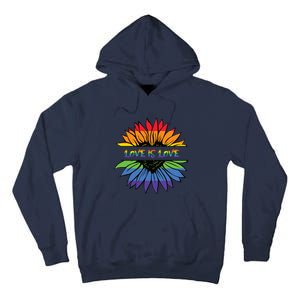 Love Is Love Rainbow Pride Graphic Tall Hoodie