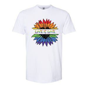 Love Is Love Rainbow Pride Graphic Softstyle CVC T-Shirt