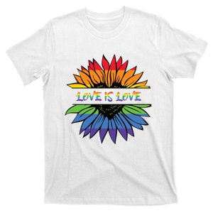 Love Is Love Rainbow Pride Graphic T-Shirt