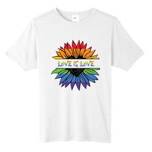 Love Is Love Rainbow Pride Graphic Tall Fusion ChromaSoft Performance T-Shirt