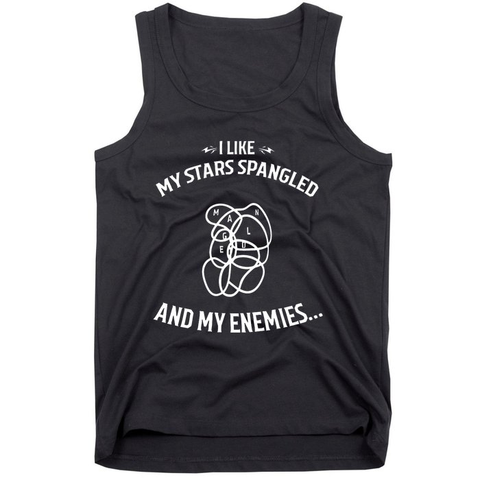 Limited I Like My Stars Spangled And My Enemies Tank Top