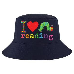 Librarian I Love Reading Hungry Caterpillar Teacher Cool Comfort Performance Bucket Hat