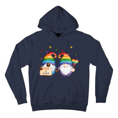 Love Is Love Rainbow Gnome Tall Hoodie