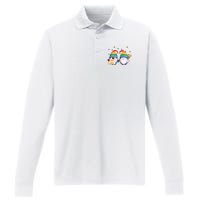 Love Is Love Rainbow Gnome Performance Long Sleeve Polo