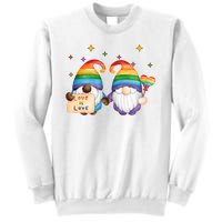 Love Is Love Rainbow Gnome Sweatshirt