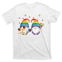 Love Is Love Rainbow Gnome T-Shirt