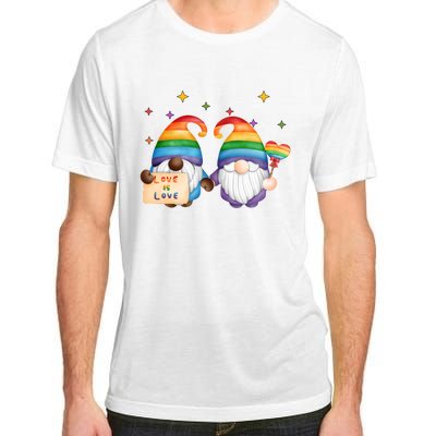 Love Is Love Rainbow Gnome Adult ChromaSoft Performance T-Shirt