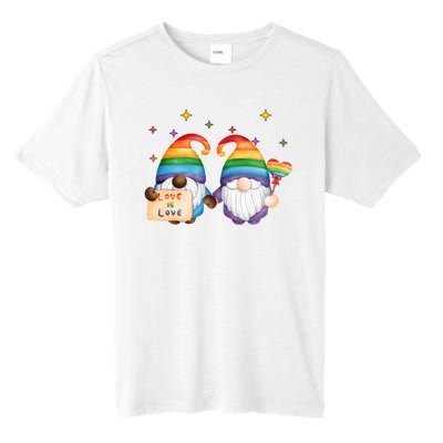 Love Is Love Rainbow Gnome Tall Fusion ChromaSoft Performance T-Shirt