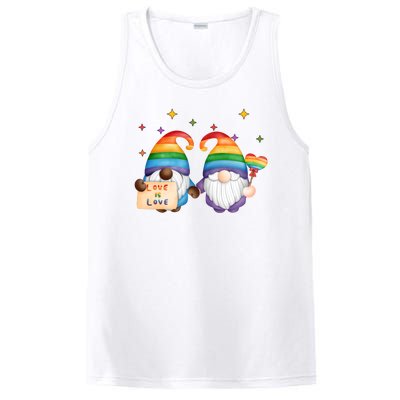 Love Is Love Rainbow Gnome PosiCharge Competitor Tank