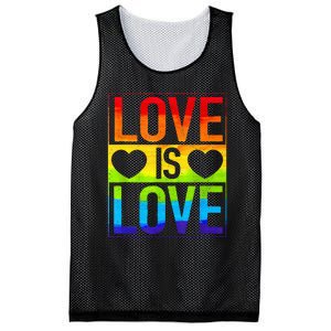 Love Is Love Lgbt Gay Lesbian Rainbow Mesh Reversible Basketball Jersey Tank